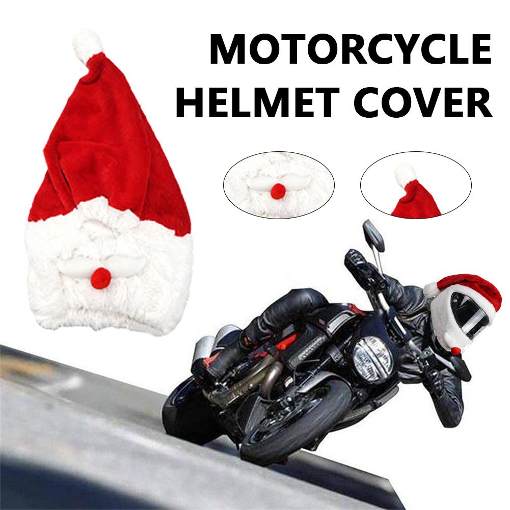 Santa Hat Plush - Couverture drôle de moto du père