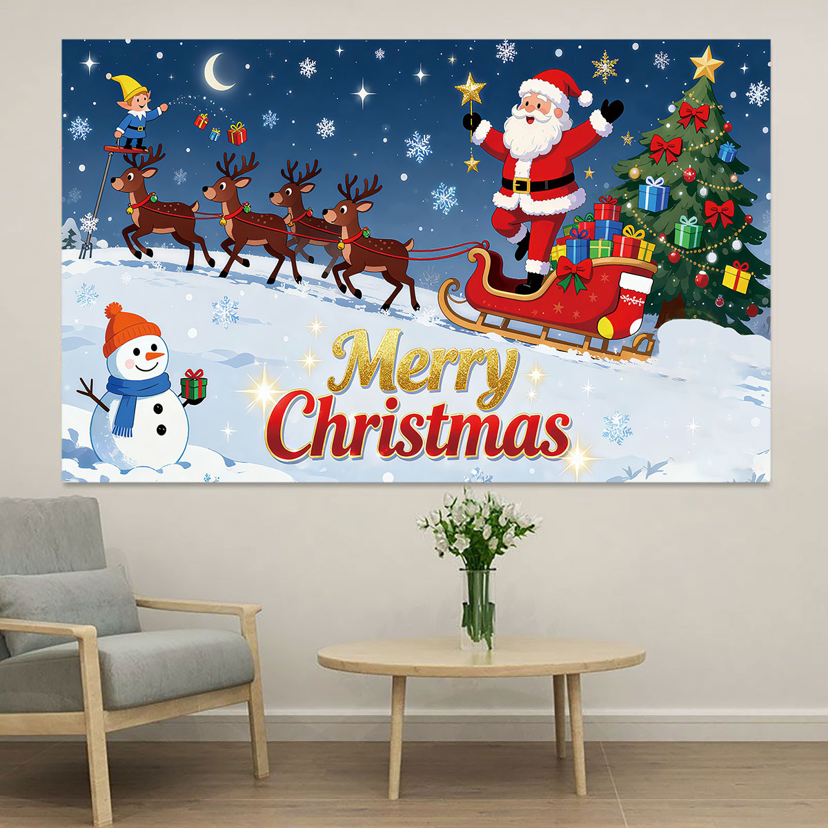 1 autocollant mural de Noël en - Snowflake Window Decal avis et prix