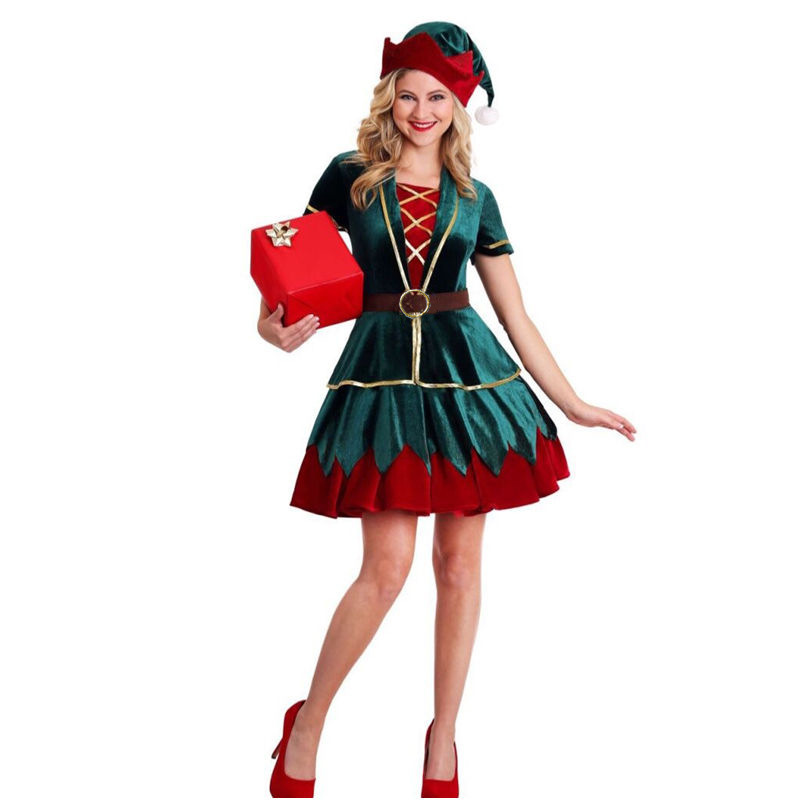 Carnaval Couple mascotte de no - Elf Costume Christmas avis et prix