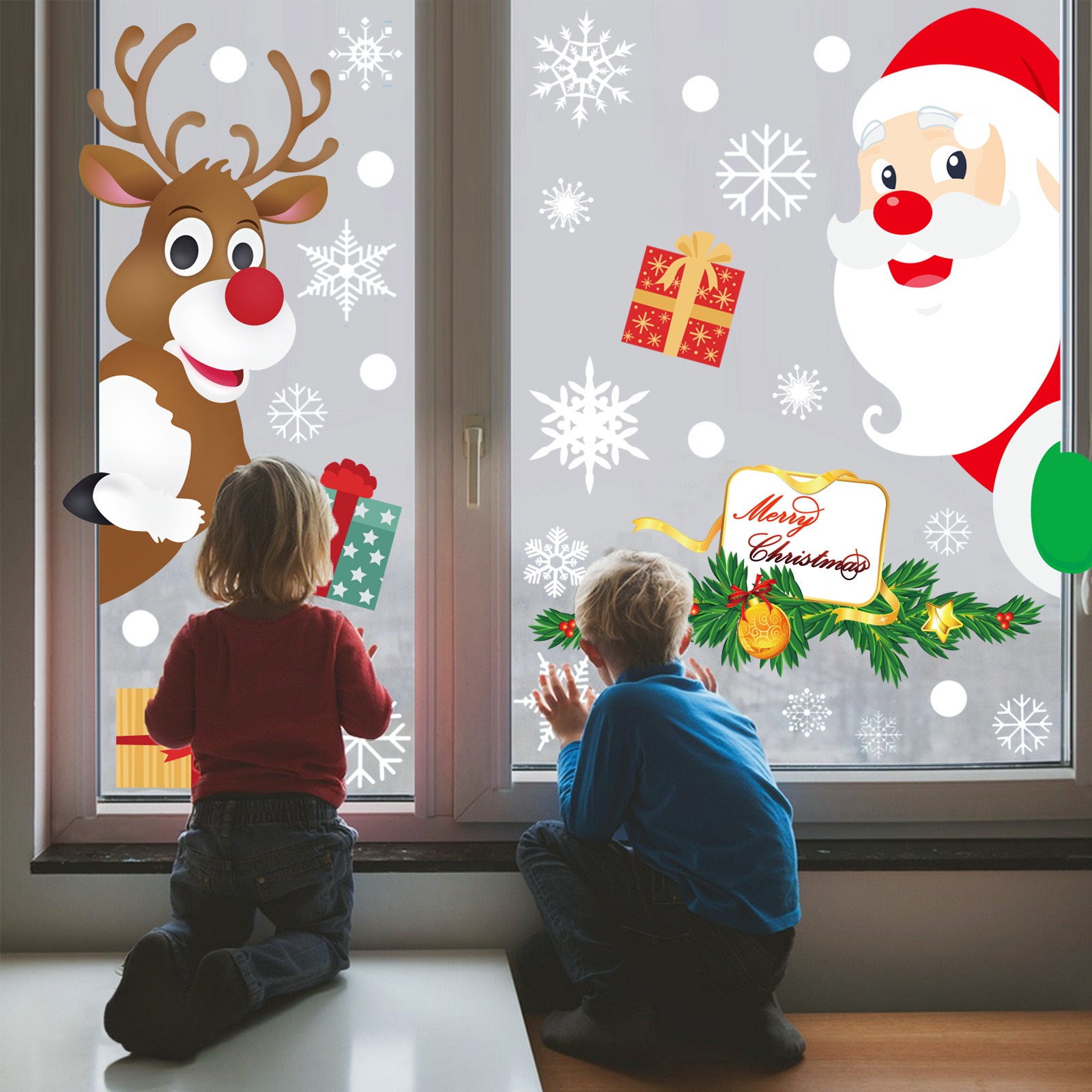 Autocollants de Noël pour fenê - Snowflake Window Decal avis et prix